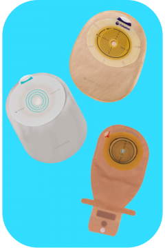 Once piece ostomy bags from Coloplast