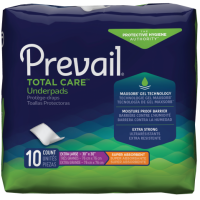 Prevail Super Absorbent Underpads, 30” X 30”, 10 count