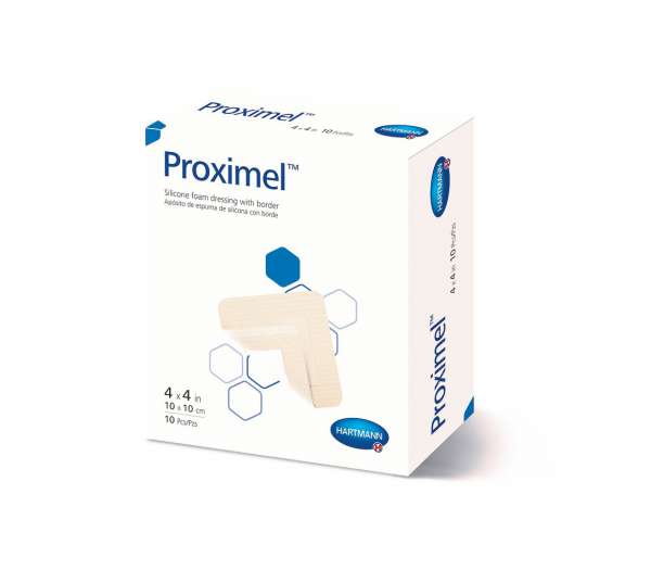 Proximelu00ae Five-Layer Silicone Bordered Dressing Proximelu00ae Five-Layer Silicone Bordered Dressing Product Image