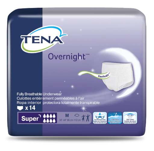 TENA Overnight Super Protective Underwear TENA Overnight Super Protective Underwear Product Image