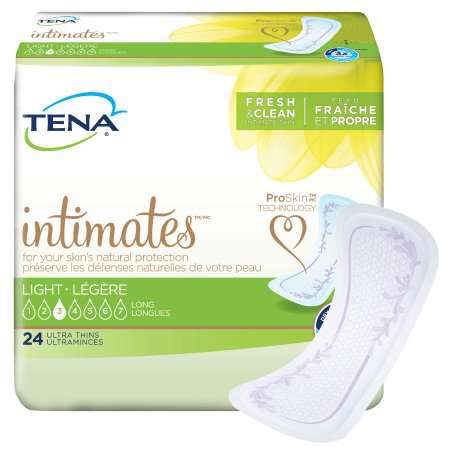 TENA Intimatesu2122 Ultra Thin Light Pads Long TENA Intimatesu2122 Ultra Thin Light Pads Long Product Image