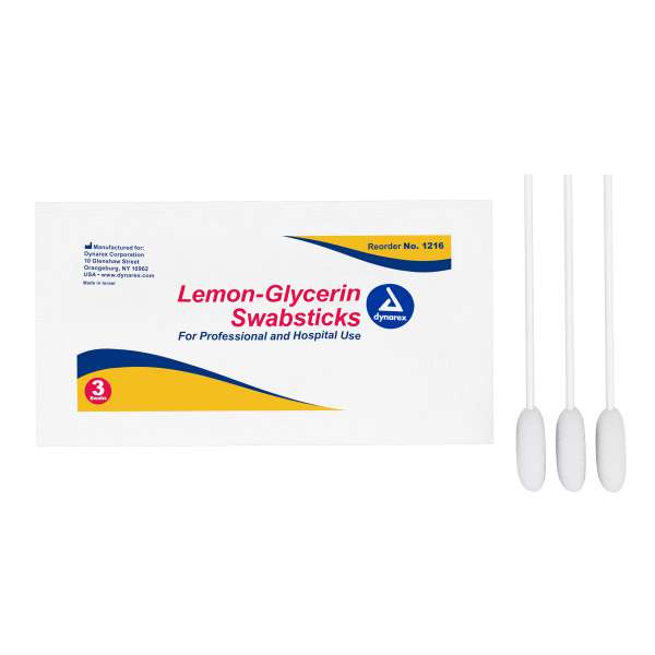 Lemon Glycerin Swabsticks 3's Lemon Glycerin Swabsticks 3's Product Image