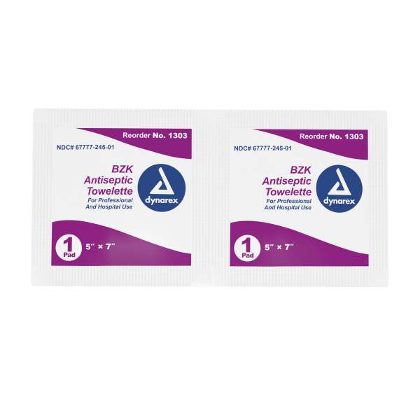 BZK Antiseptic Towelette 100ct BZK Antiseptic Towelette 100ct Product Image