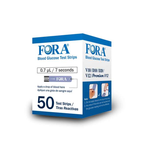 Fora V10/V12 Test Strips 50ct Fora V10/V12 Test Strips 50ct Product Image