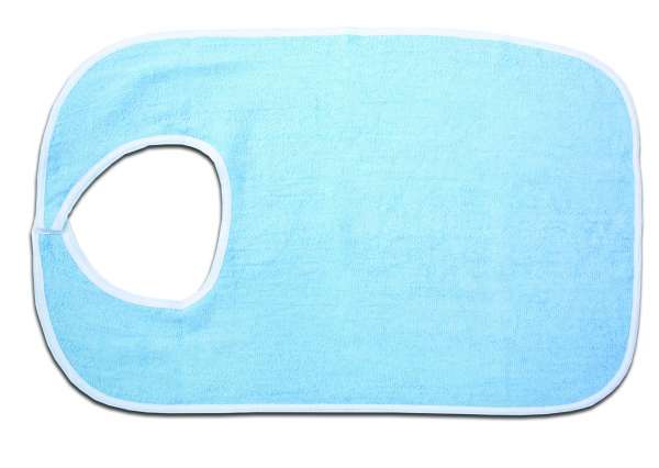 Standard Terry Cloth Bib in Blue Standard Terry Cloth Bib in Blue Product Image