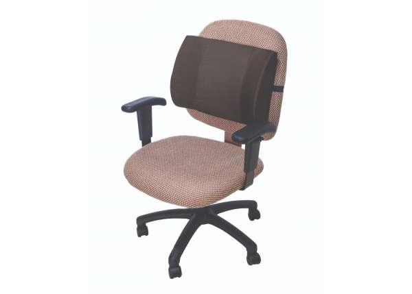 Deluxe Lumbar Cushion with Black Cover with 18u201d Width Deluxe Lumbar Cushion with Black Cover with 18u201d Width Product Image