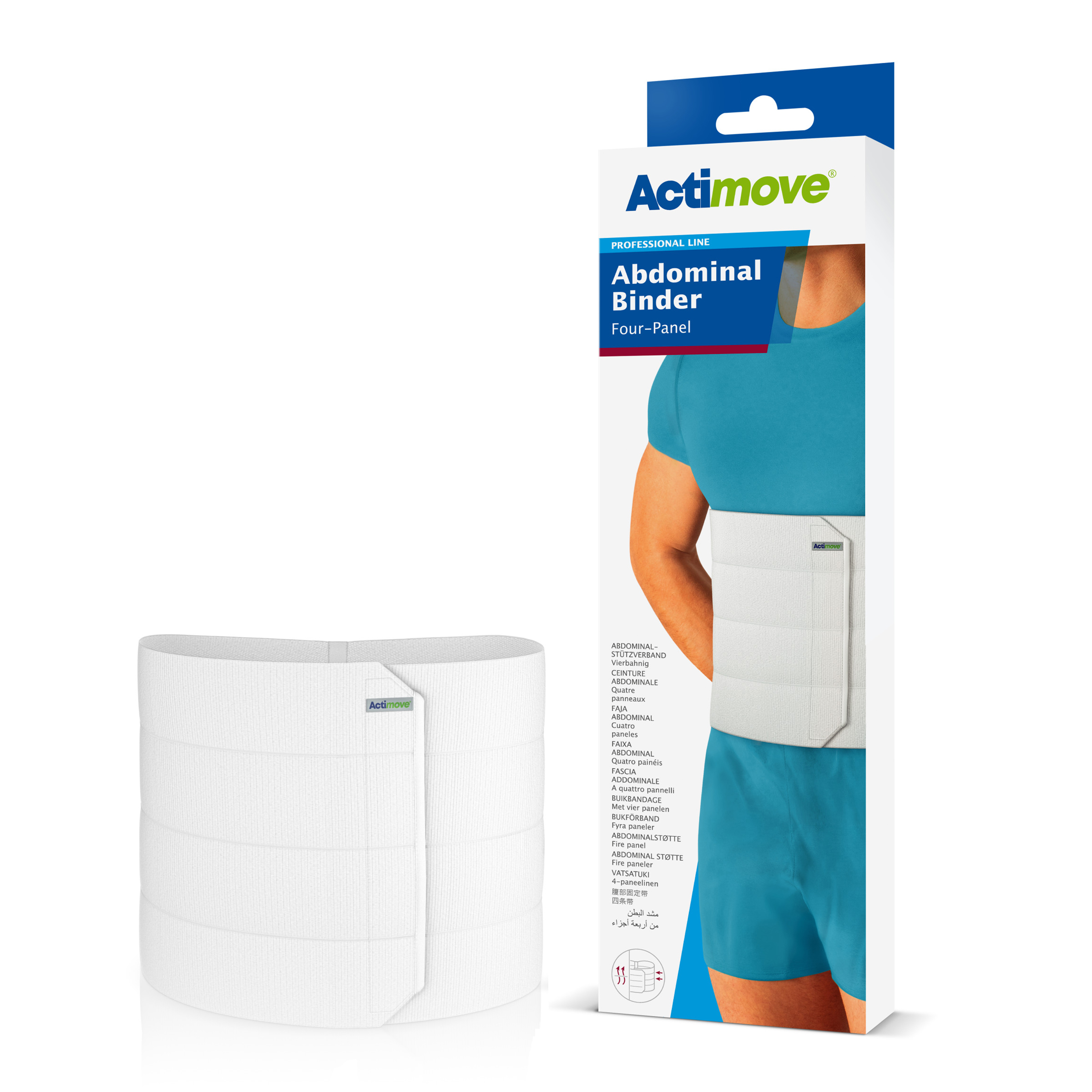 Actimove Professional Line Abdominal Binder Four-Panel Actimove Professional Line Abdominal Binder Four-Panel Product Image
