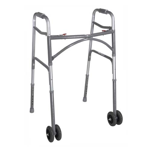 Bariatric Aluminum Folding Walker, Two Button Bariatric Aluminum Folding Walker, Two Button Product Image