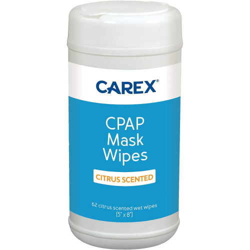 Carex CPAP Mask Wipes - 62 Count of Citrus Scented CPAP Wipes for CPAP Masks Carex CPAP Mask Wipes - 62 Count of Citrus Scented CPAP Wipes for CPAP Masks Product Image