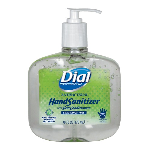 Dial Hand Sanitizer Pump Bottle Fragrance Free 16oz Dial Hand Sanitizer Pump Bottle Fragrance Free 16oz Product Image