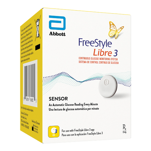 FreeStyle Libre 3 Continuous Glucose Monitor Packaging FreeStyle Libre 3 Continuous Glucose Monitor Packaging Product Image