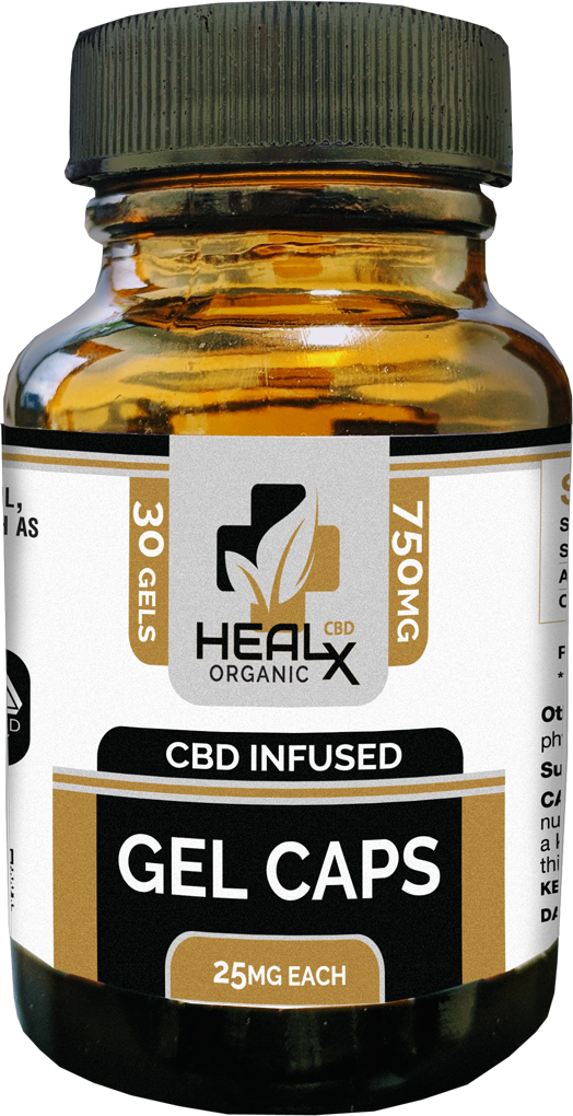 HealX CBD Gel Caps 25mg 30ct HealX CBD Gel Caps 25mg 30ct Product Image