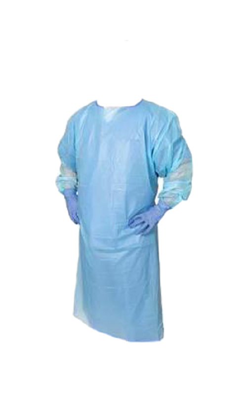 Isolation Gown, Blue, Slipover/Tie Back Isolation Gown, Blue, Slipover/Tie Back Product Image