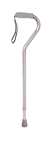 Offset Handle Aluminum Cane Black Offset Handle Aluminum Cane Black Product Image