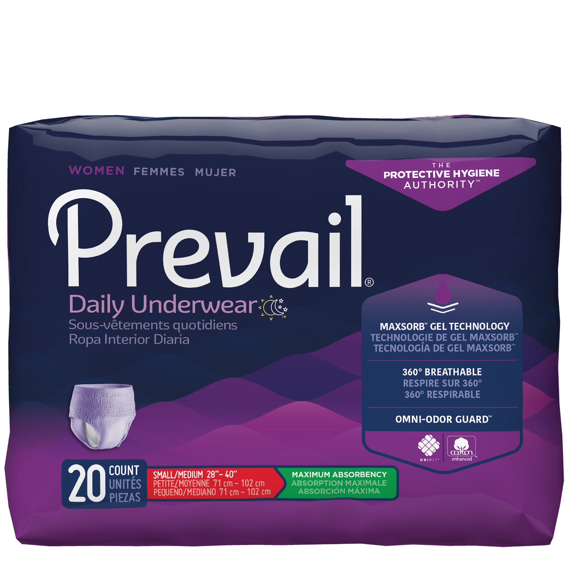 Prevail Maximum Absorbency Protective Underwear for Women Prevail Maximum Absorbency Protective Underwear for Women Product Image