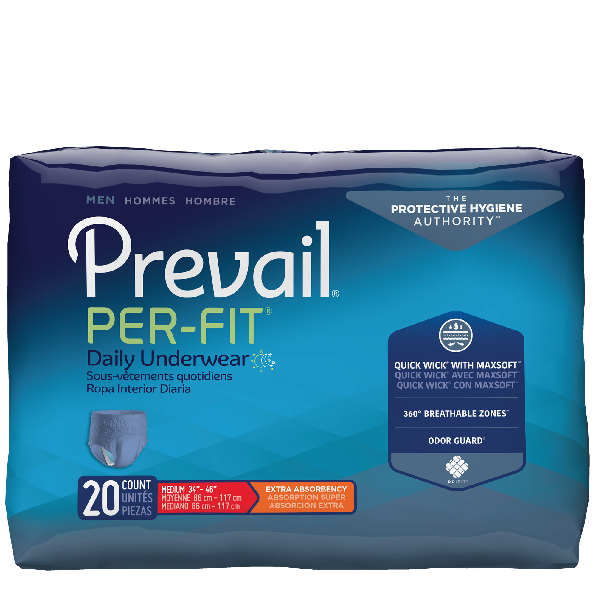 Prevail Maximum Absorbency Daily Underwear 20-80 Waist - Autism Products