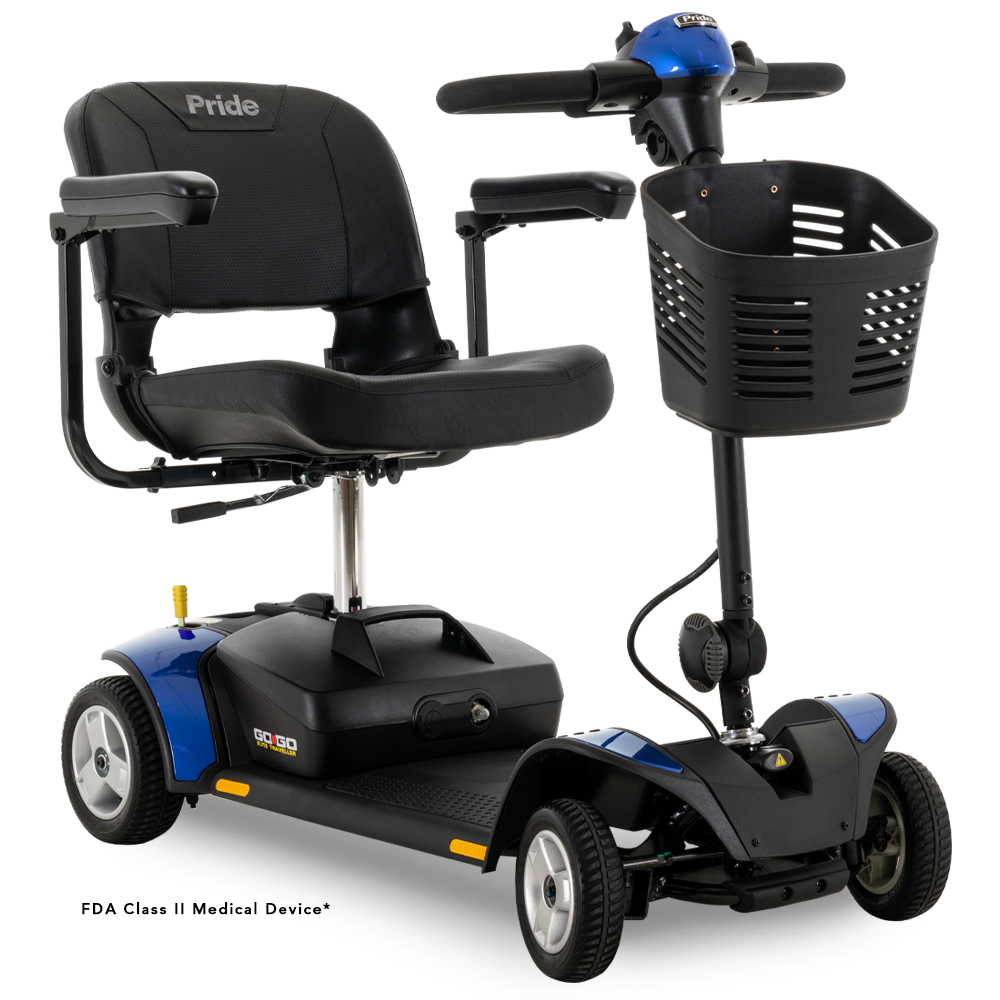 Pride Go-Go Elite Traveller 4-Wheel Mobility Scooter Pride Go-Go Elite Traveller 4-Wheel Mobility Scooter Product Image