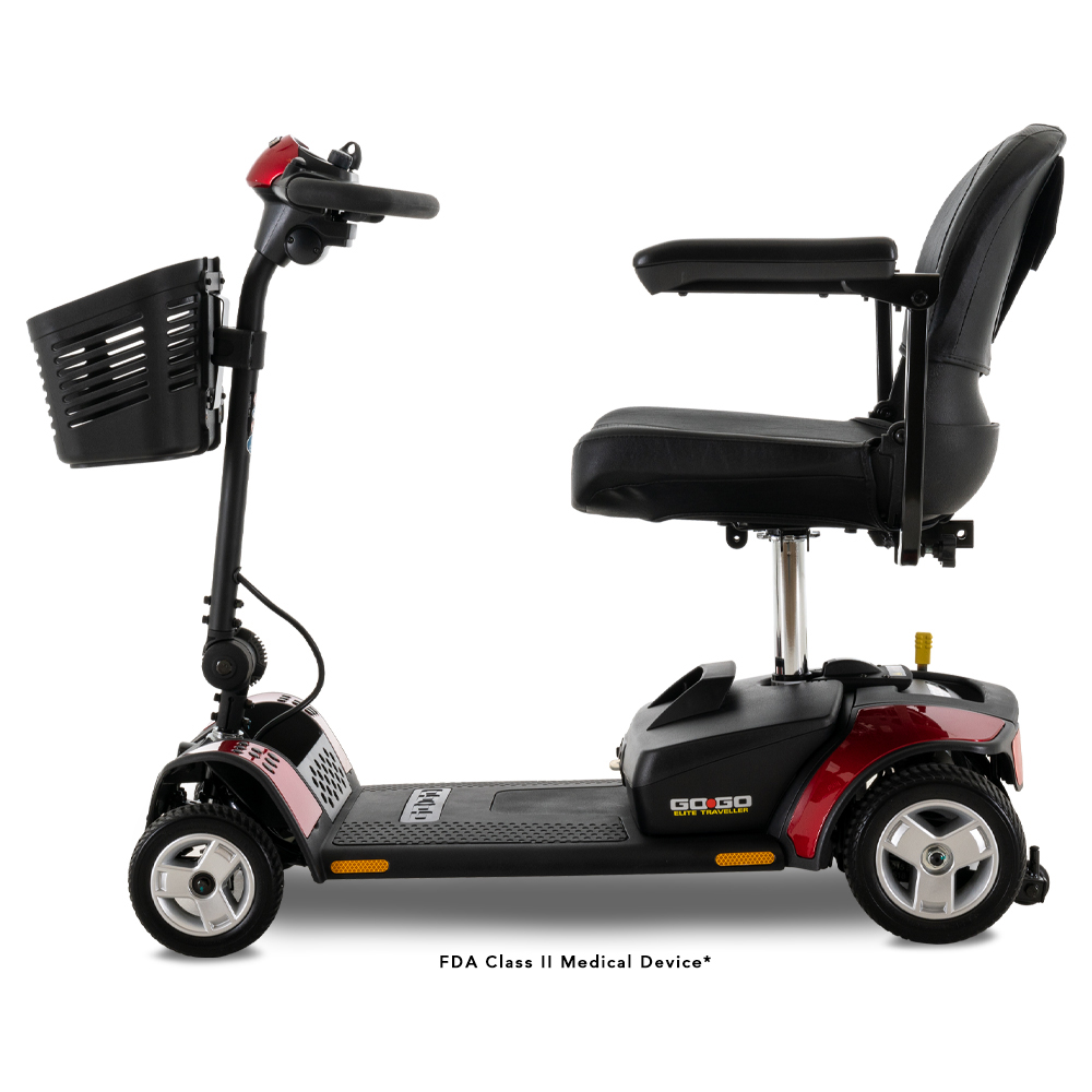 thumbnail image 2 of Complete Ultralight Seat For Go-Go Folding Mobility Scooter / Cart - Used, Fully Functional 2 of 12