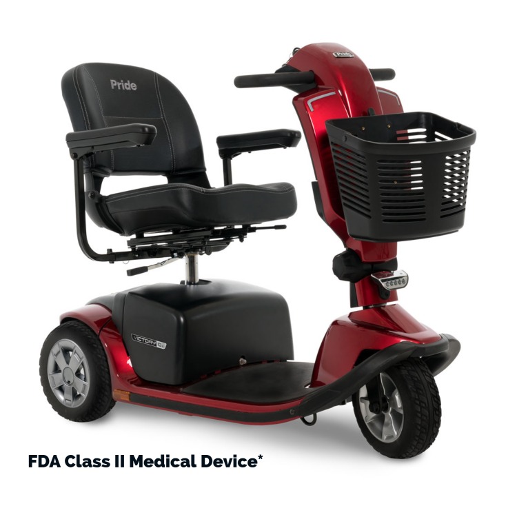 Pride Mobility Victory 10 3-Wheel Mobility Scooter Pride Mobility Victory 10 3-Wheel Mobility Scooter Product Image