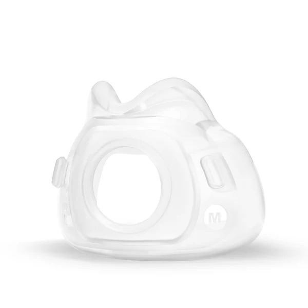 resmed-airfit-f40-replacement-cushion-angle-view Perspective angle view of the ResMed AirFit F40 ultra-compact replacement full face mask cushion. Product Image