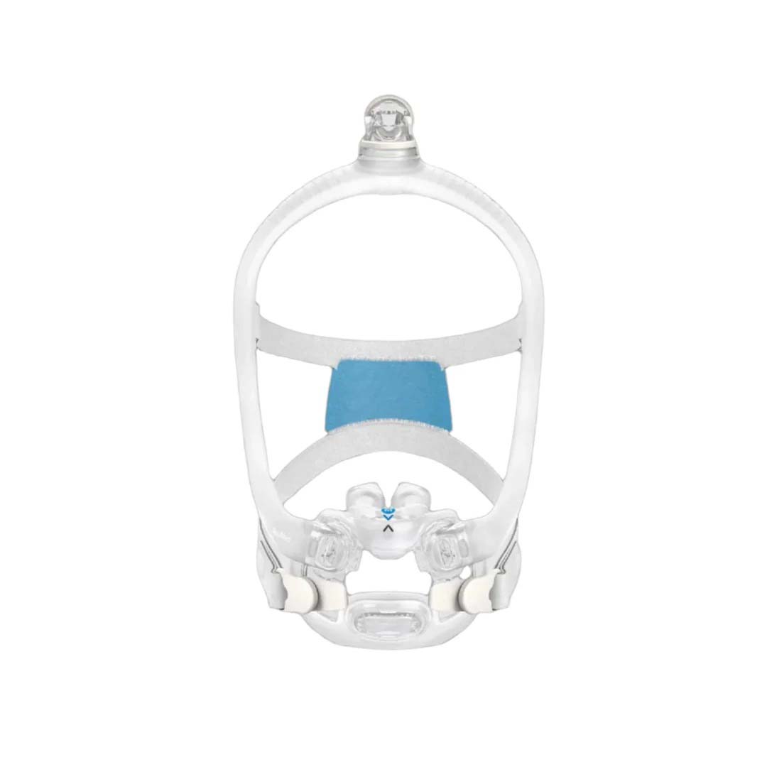 resmed-airfit-x30i-oral-nasal-mask-front-view Front studio product view of the ResMed AirFit X30i oral nasal CPAP mask system. Product Image