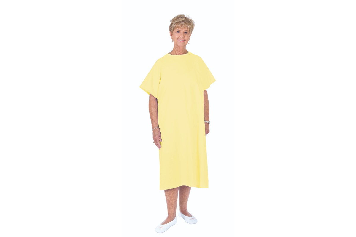 Reusable Cloth Patient Gown yellow Reusable Cloth Patient Gown yellow Product Image