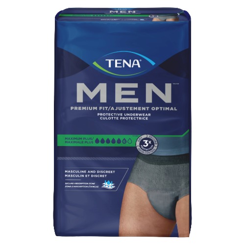 TENA Men™ Maximum Plus Protective Incontinence Underwear TENA Men™ Maximum Plus Protective Incontinence Underwear Product Image