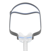 Front studio product view of the ResMed AirFit N30 nasal cradle CPAP mask.