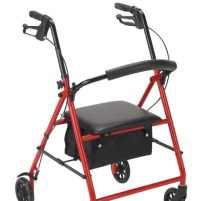 Image of Basic 4 Wheel Rollator with Seat & Brakes