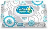 Cuties Baby Wipes unscented 72ct