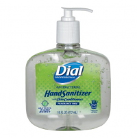 Image of Dial Hand Sanitizer Pump Bottle Fragrance Free 16oz