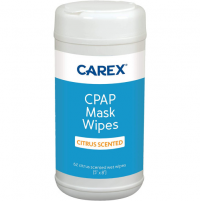 Carex CPAP Mask Wipes - 62 Count of Citrus Scented CPAP Wipes for CPAP Masks