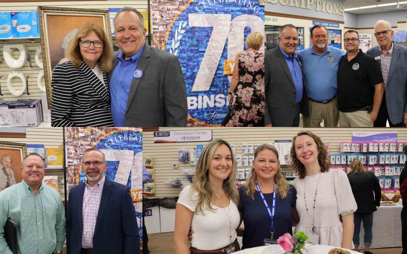 Collage of images from the 70th Ceremony 