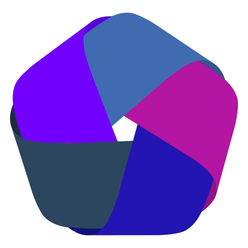 Animation of a breathing circle representing the 5 stages of the COPD Pathway Program