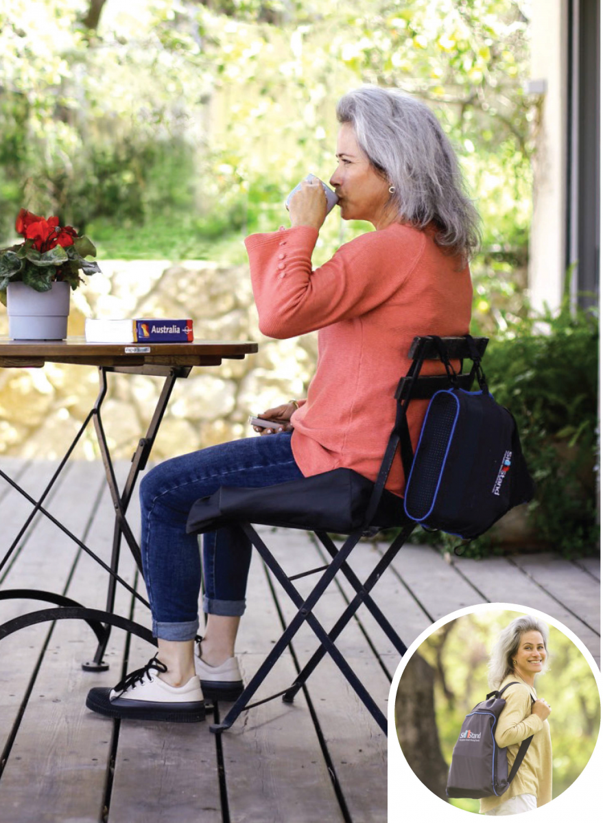 Sitnstand user outside