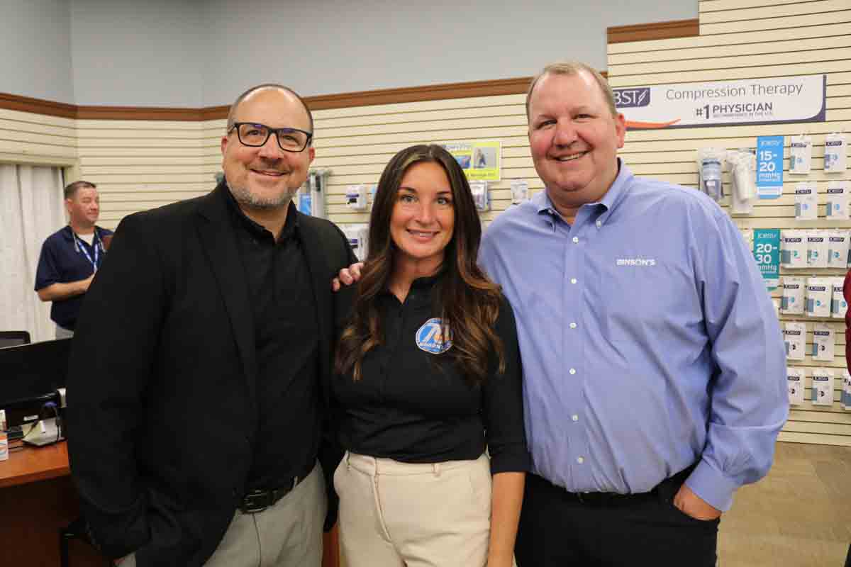 From Left to Right: Pete Seilo: Vice President Strategic Partnership & Stock & Bill, Lindsey Hoover: Vice President Human Resources and Retail, Nick Binson: Chief Executive Officer 