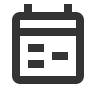 Timeline week icon by icons8