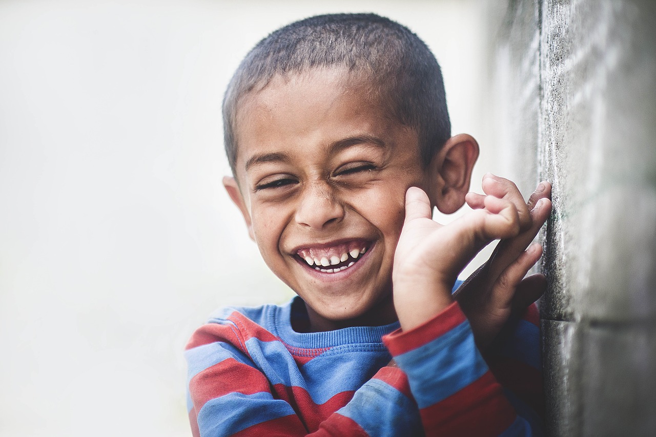 Child smiling